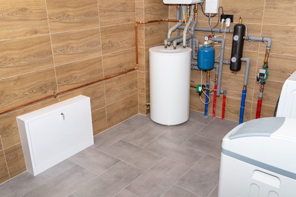 Residential water heater and plumbing system installed in Sanford